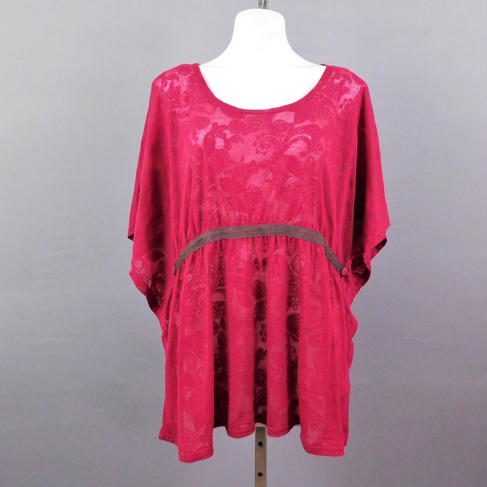 Coline Women Shirt Maroon Shirt XXL‎